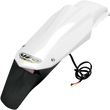 Load image into Gallery viewer, UFO Enduro Rear Fender - W/Light - White - Main Product View