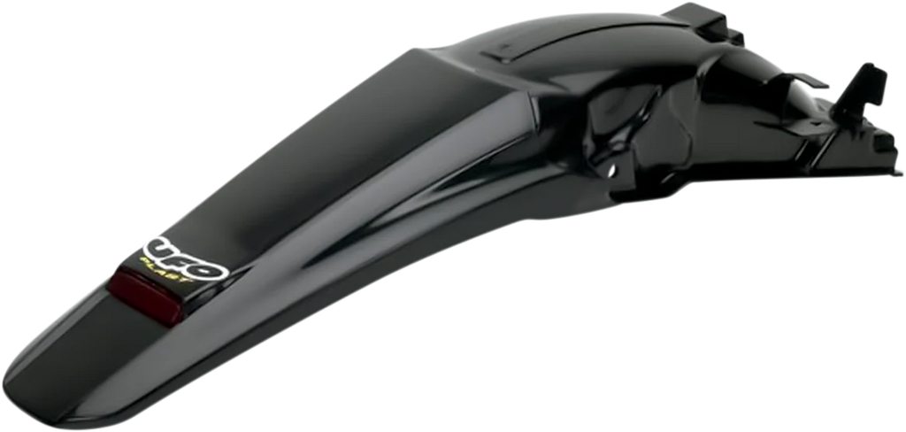UFO Enduro Rear Fender - With LED Light - Black - Main Product View