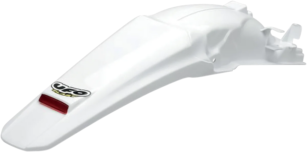 UFO Enduro Rear Fender - With LED Light - White - Main Product View
