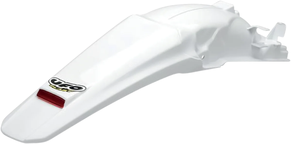 UFO Enduro Rear Fender - With LED Light - White – CI Motorsports