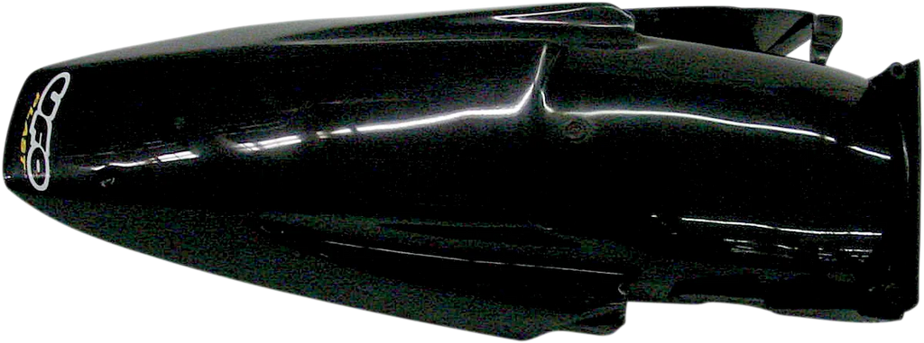 UFO Enduro Rear Fender - With Pins - Black - Main Product View