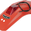 Load image into Gallery viewer, UFO Enduro Rear Fender with 21/5W Light - Orange fits 1990 Honda CR - Main Product View
