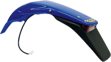 Load image into Gallery viewer, UFO Enduro Rear Fender with 21/5W Light - Reflex Blue - Main Product View