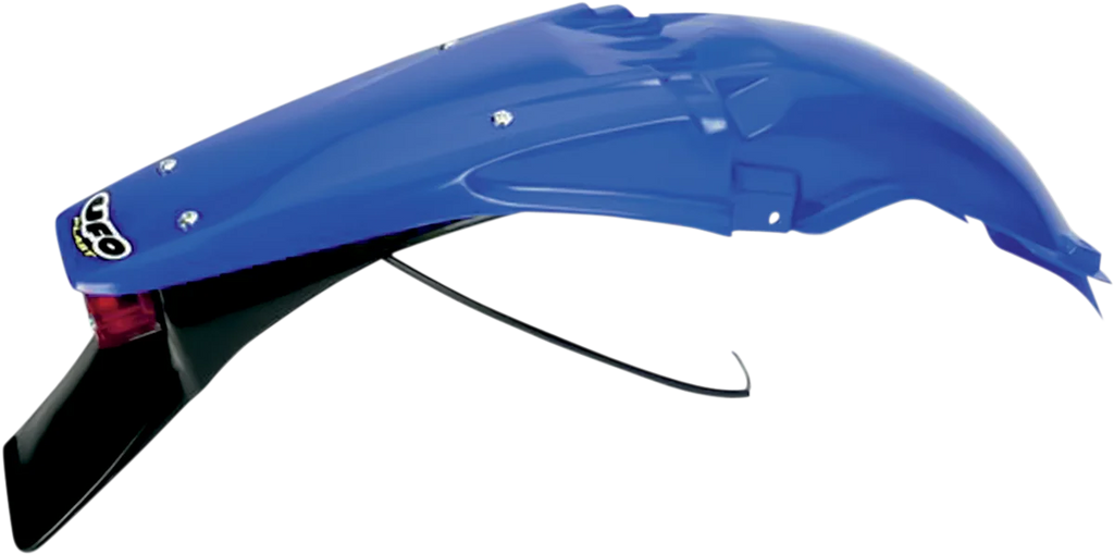 UFO Enduro Rear Fender with 21/5W Light - Reflex Blue - Main Product View