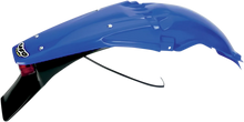Load image into Gallery viewer, UFO Enduro Rear Fender with 21/5W Light - Reflex Blue - Main Product View