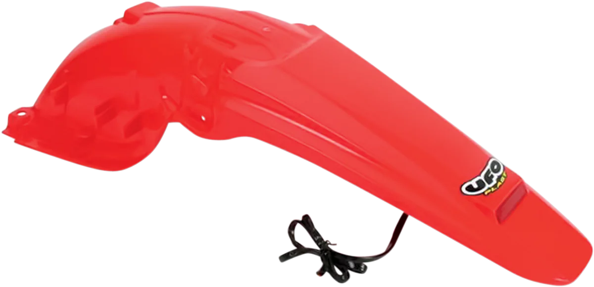 UFO Enduro Rear Fender with LED - Red fits 2000-2020 Honda CR