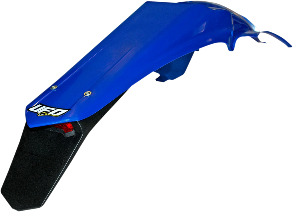UFO Enduro Rear Fender with LED Light - Reflex Blue - Main Product View