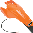 Load image into Gallery viewer, UFO Enduro Rear Fender - with Light - '98 - '20 KTM Orange - Main Product View