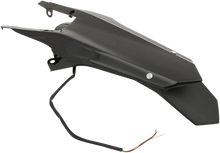 Load image into Gallery viewer, UFO Enduro Rear Fender - with Light - Black - Main Product View