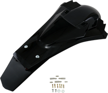 Load image into Gallery viewer, UFO Enduro Rear Fender - with Light - Black - Main Product View