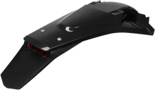 Load image into Gallery viewer, UFO Enduro Rear Fender - with Light - Black - Side View