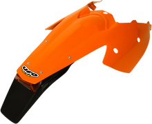 Load image into Gallery viewer, UFO Enduro Rear Fender with Light - KTM Orange '98-'22 - Main Product View