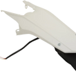 Load image into Gallery viewer, UFO Enduro Rear Fender - with Light - White - Main Product View