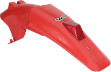 Load image into Gallery viewer, UFO Enduro Rear Fender with Light - XR Red - Main Product View