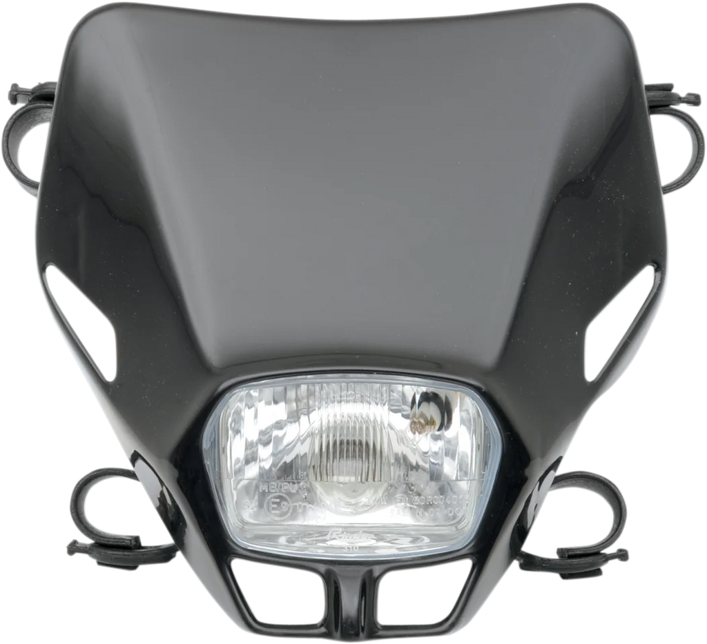 UFO Firefly Headlight Assembly - Black - Main Product View