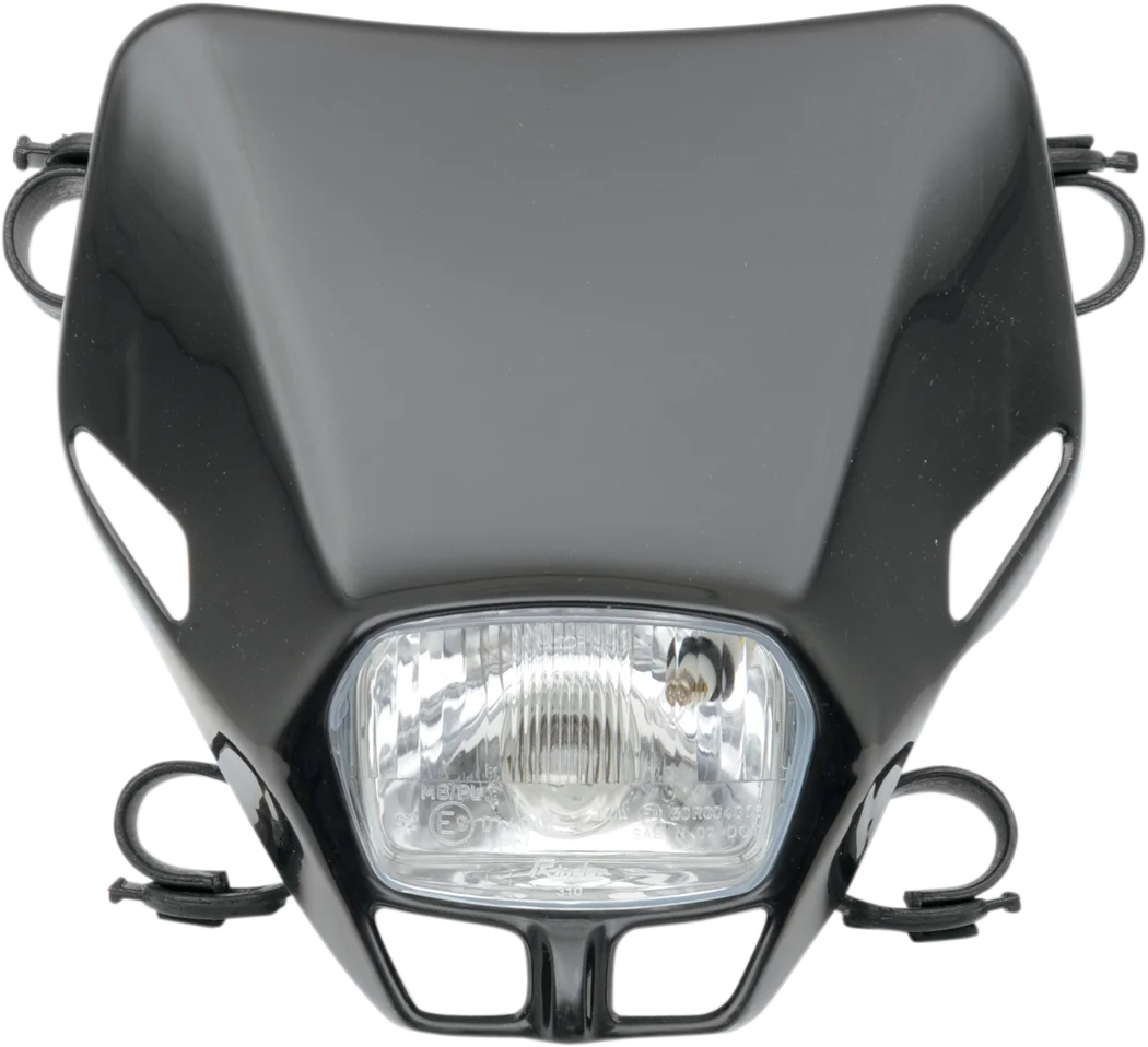 UFO Firefly Headlight Assembly - Blue - Side View