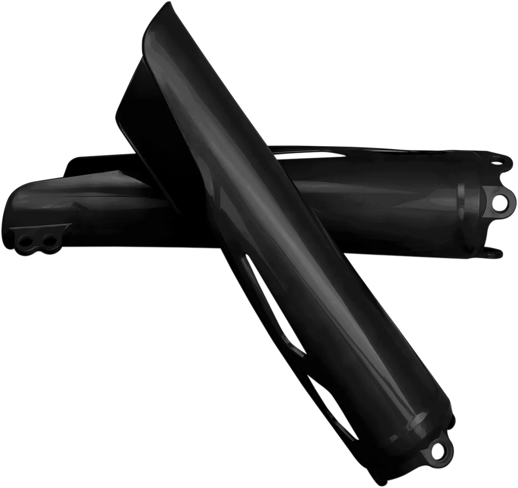 UFO Fork Slider Protectors - Black - CRF250R/450R - '19-'24 - Main Product View