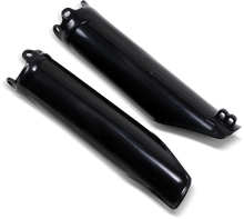 Load image into Gallery viewer, UFO Fork Slider Protectors - Black - CRF450R - '09-'12 - Main Product View