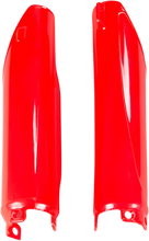 Load image into Gallery viewer, UFO Fork Slider Protectors - CR Red '92-'99 - Main Product View