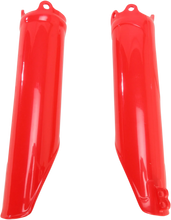 Load image into Gallery viewer, UFO Fork Slider Protectors - CR Red '92-'99 - Side View