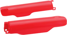 Load image into Gallery viewer, UFO Fork Slider Protectors - CR Red - CR85R - '03-'08 - Main Product View