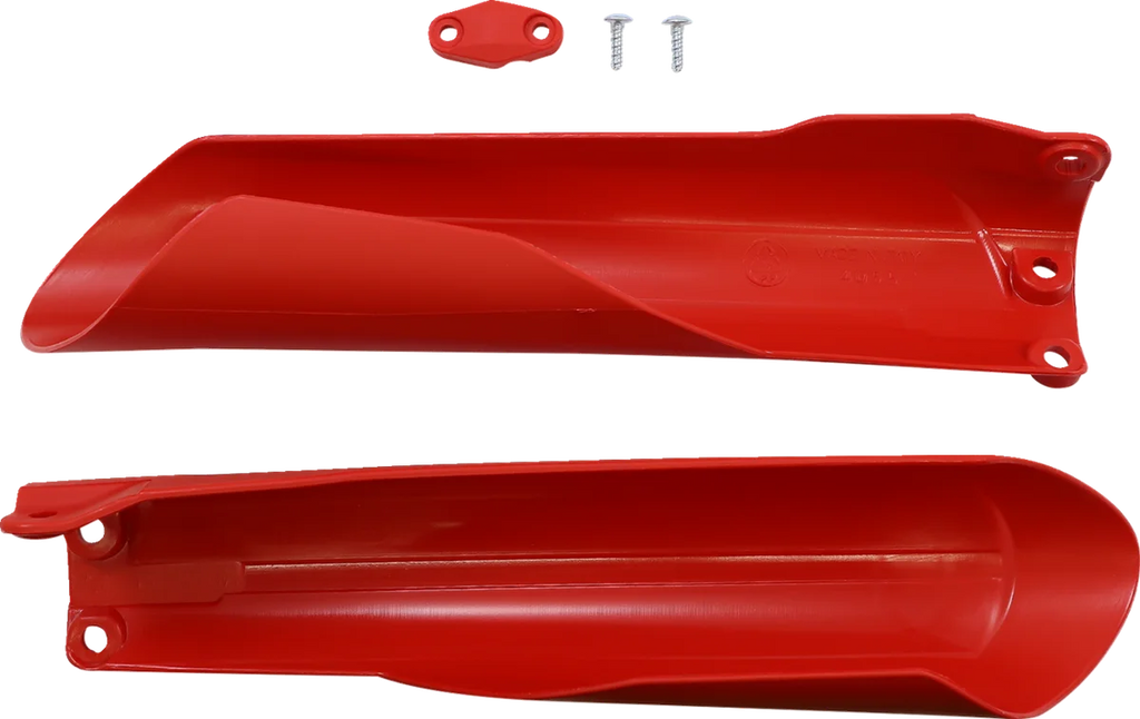 UFO Fork Slider Protectors - Red - Main Product View