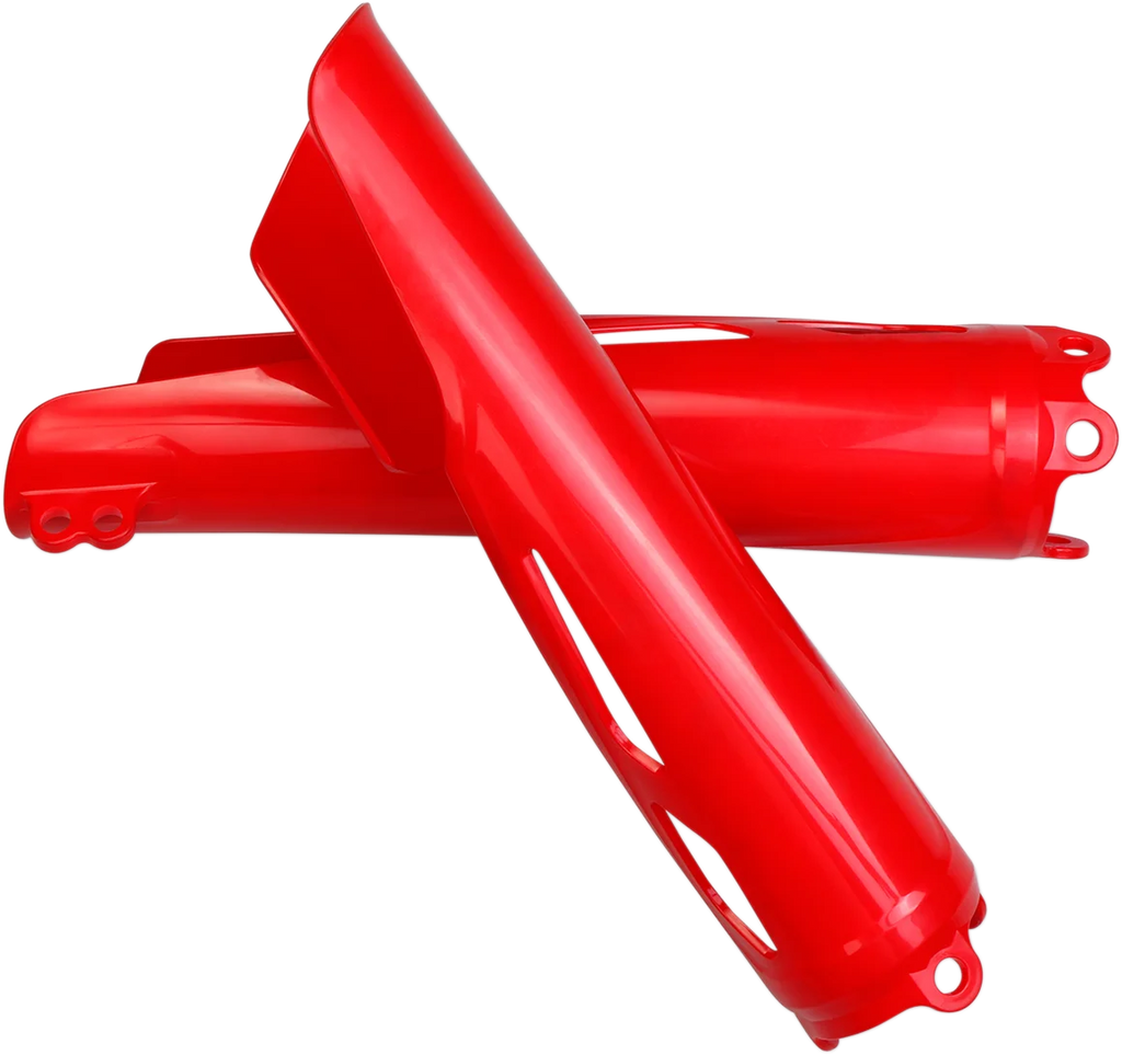 UFO Fork Slider Protectors - Red - CRF250R/450R - '19-'24 - Main Product View