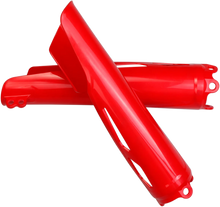 Load image into Gallery viewer, UFO Fork Slider Protectors - Red - CRF250R/450R - '19-'24 - Main Product View