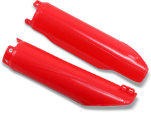 Load image into Gallery viewer, UFO Fork Slider Protectors - Red - CRF450R - '09-'12 - Main Product View