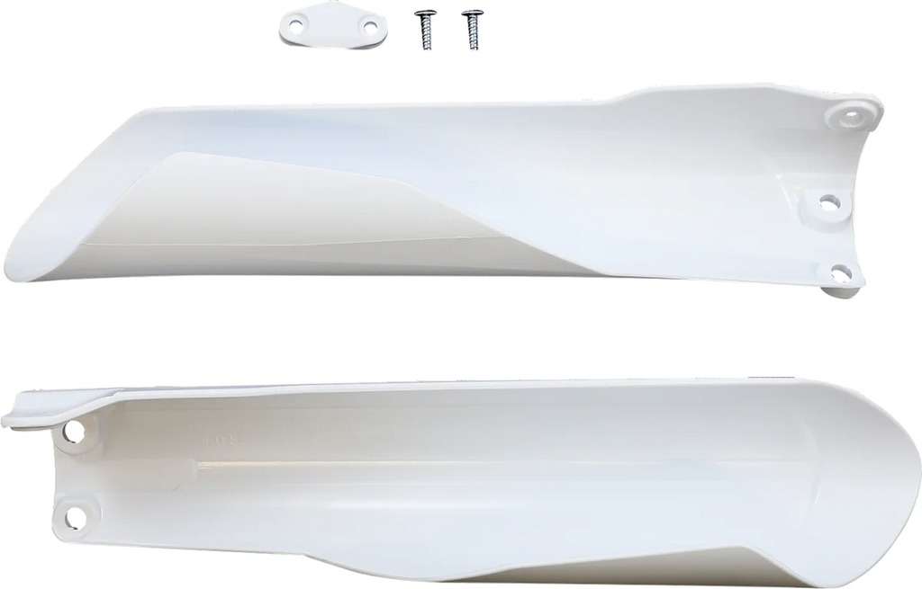 UFO Fork Slider Protectors - White - Main Product View
