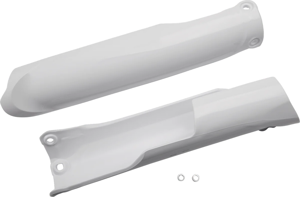 UFO Fork Slider Protectors - White - Main Product View