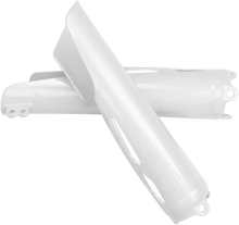 Load image into Gallery viewer, UFO Fork Slider Protectors - White - CRF250R/450R - '19-'24 - Main Product View