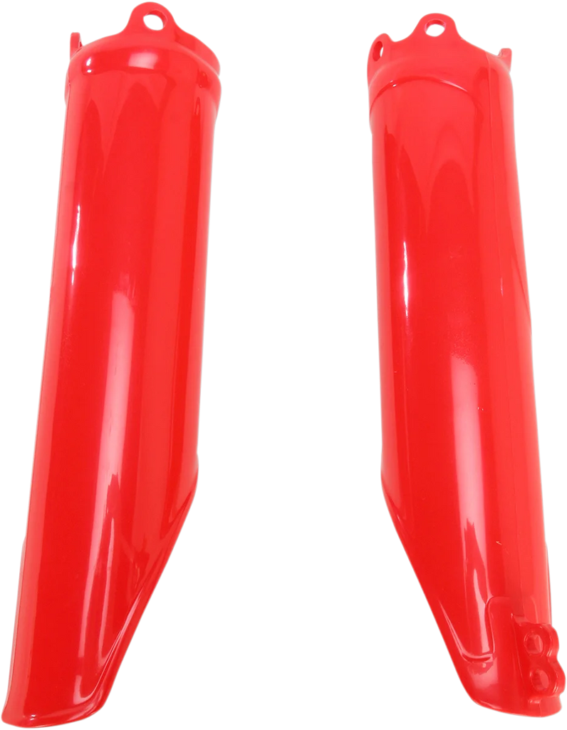 UFO Fork Slider Protectors - White - CRF250R/450R - '19-'24 - Detail View