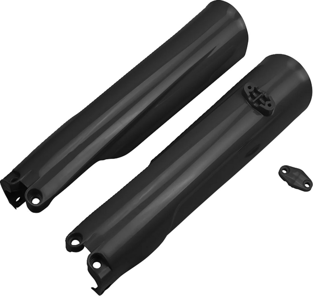 UFO Fork Tube Protectors - Black - Side View