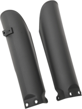 Load image into Gallery viewer, UFO Fork Tube Protectors - Black - 85SX - '04-'20 - Main Product View