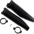 Load image into Gallery viewer, UFO Fork Tube Protectors - Black - KX 125/250 - '04-'07 - Main Product View