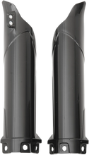 Load image into Gallery viewer, UFO Fork Tube Protectors - Black - KX85 - '14-'22 - Main Product View