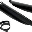 Load image into Gallery viewer, UFO Fork Tube Protectors - Black fits 1996-2003 Kawasaki KX125 / KX250 / KX500 - Main Product View