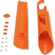Load image into Gallery viewer, UFO Fork Tube Protectors - Orange - Side View