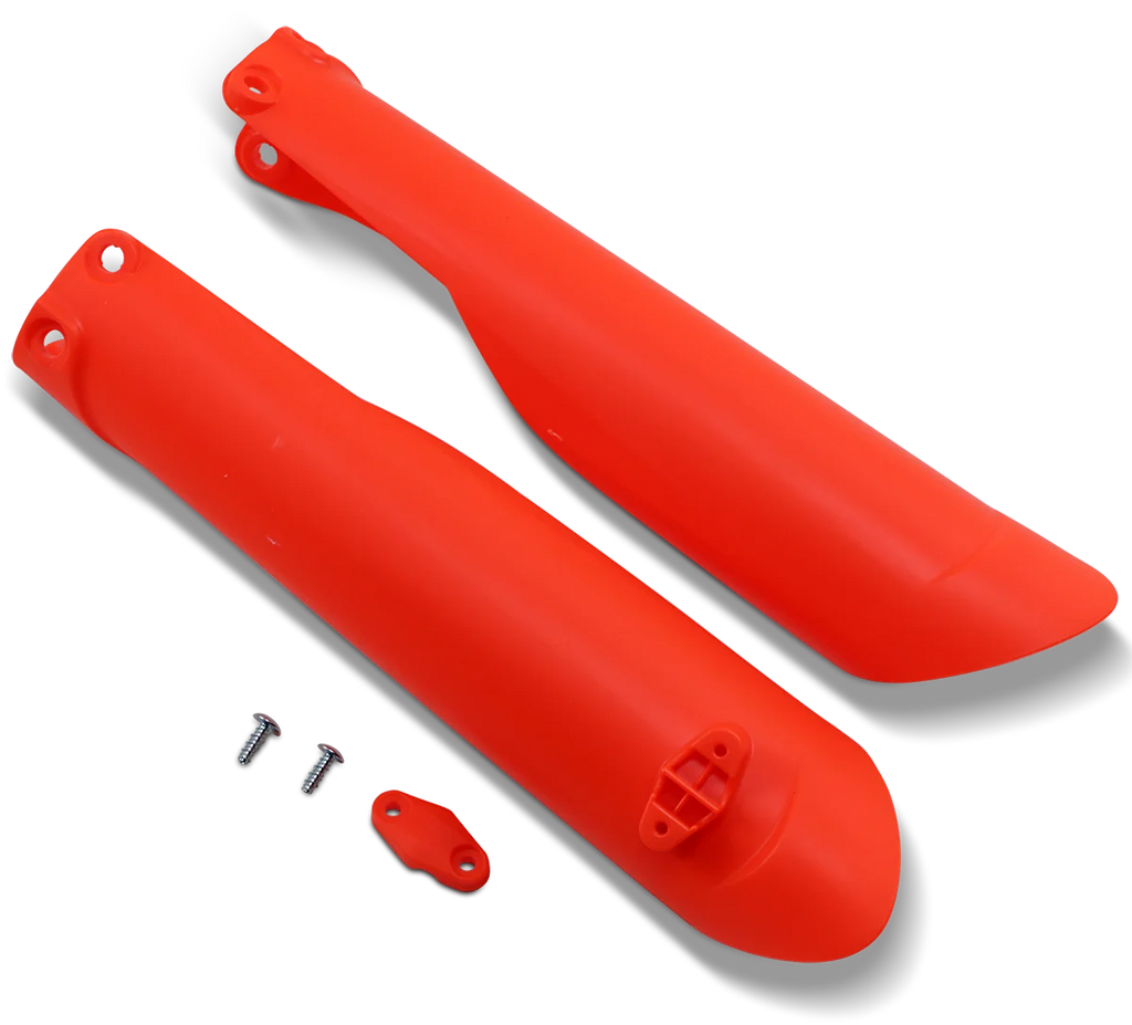 UFO Fork Tube Protectors - Red - Main Product View