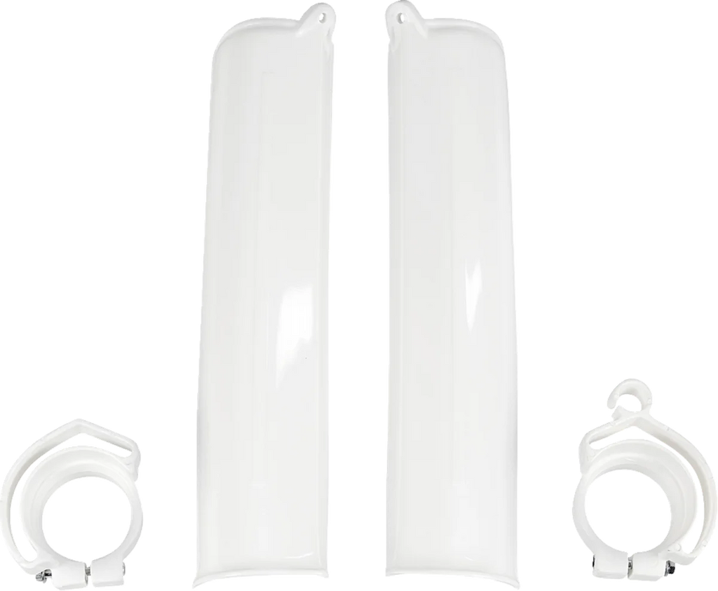 UFO Fork Tube Protectors - White - Main Product View