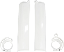 Load image into Gallery viewer, UFO Fork Tube Protectors - White - Main Product View