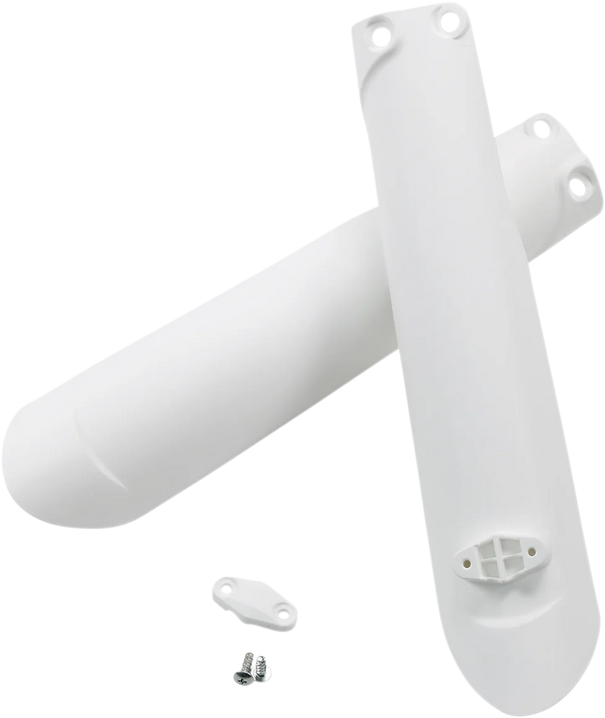 UFO Fork Tube Protectors - White - Main Product View