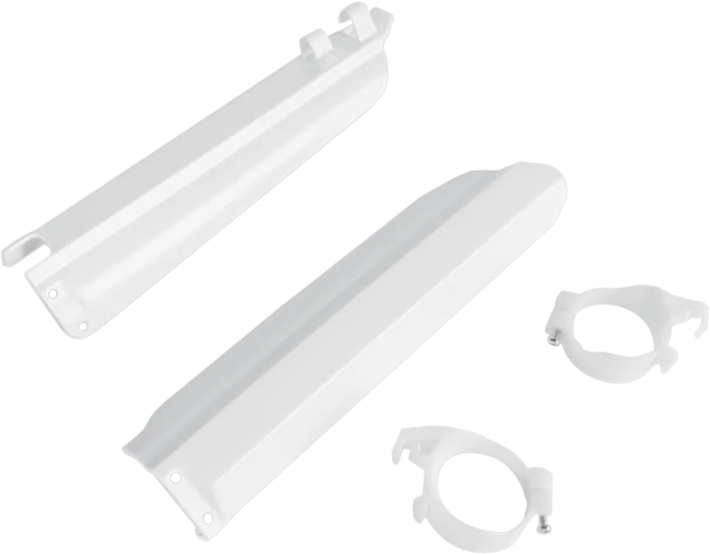 UFO Fork Tube Protectors - White - Main Product View