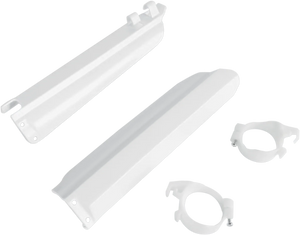 UFO Fork Tube Protectors - White - Main Product View