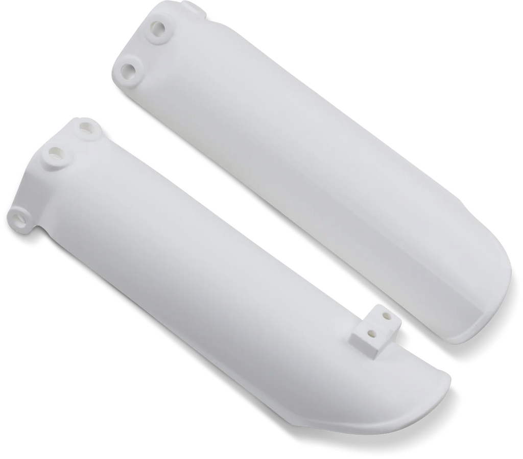 UFO Fork Tube Protectors - White - 65SX - '02-'24 - Main Product View