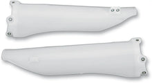 Load image into Gallery viewer, UFO Fork Tube Protectors - White - KXF - '06-'08 - Main Product View