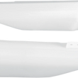 Load image into Gallery viewer, UFO Fork Tube Protectors - White - RM85 - Main Product View