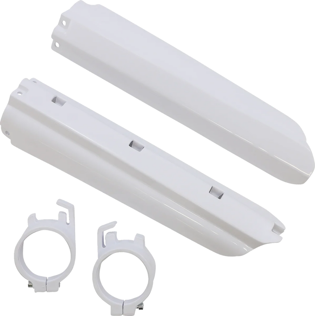 UFO Fork Tube Protectors - White - YZ - Main Product View