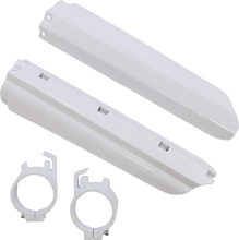 Load image into Gallery viewer, UFO Fork Tube Protectors - White - YZ - Main Product View